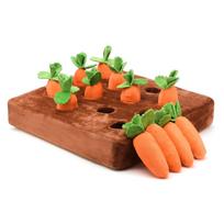 Carrot Snuffle Toy Anti Skid Fun Interactive Carrot Dog Puzzle Toy for Dog Training brown