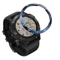 Bezel for Garmin Fenix 7 7X 6 6X Pro 5 5X Plus Smart Watch Ring Bezel Styling Frame Case Cover Anti-Scratch Protector Cover Ring For Fenix 5 Plus gray