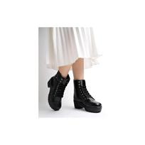 Shoetopia Girls Bt-Joy Black Ankle Boot - 6 Uk (Girls-Bt-Joy-Black) 3 UK juoda