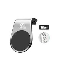 Magnetic Car Phone Holder Air Vent Clip Mount Stand For Lexus F SPORT ES RX NX LS UX LM LX GX LC RZ IS CT GS RC HS SC TX LBX IS3 GC0 white