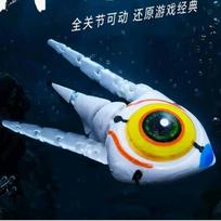 Subnautica 3D spausdintas žaislas Audrų gaudytojo figūrėlė Žaislas Subnautica Leviatanas Jūros rijikas Monstras EL Gran Maja Bloop Jūros monstras Figūrėlė white
