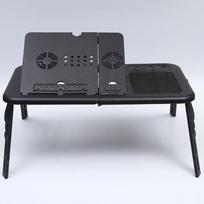 Laptop Desk Multifunctional Notebook Computer Table Stand-type Folding Computer Table USB Cooling Bed Notebook Computer Stand juoda