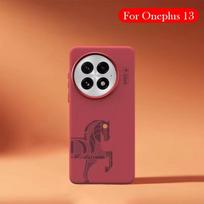 Original Magnetic Case For Oneplus 13 Wireless Charging Back Cover Shell NEW&For Oneplus 13 brown
