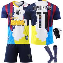 FC Barcelona Neymar Jr. 11 Marškinėlis, Vaikų ir Suaugusiųjų Futbolo Apranga Size 16 įvairiaspalvis