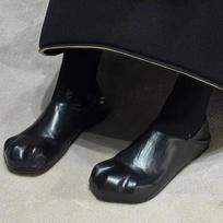 Žavingos katės letenos plokščiapadžiai minkštos odos įsispiriami batai moterims, Mary Jane tipo bateliai, patogūs laisvalaikio batai, guminis padas 35 black
