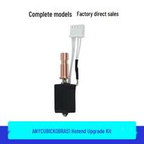 Anycubic Kobra S1 3D Printer Upgrade: Hardened Steel/Ceramic Nozzle & Bamboo Extruder Combo Hardened Steel Ceramic Nozzle 0.8mm white