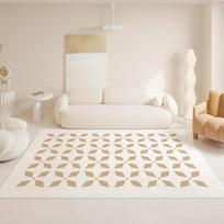 Spalvingas kilimas Vaikų kambarys Nordic Didelis svetainės kilimas Minkštas lovos naktinis staliukas Grindų kilimėlis Namai Modernus miegamasis Namų dekoracijos 40x60cm beige
