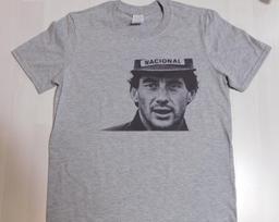 Ayrton Senna Grey T-Shirt sizes available S-3XL 2XL gray