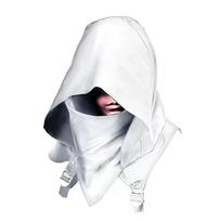 Cowl Style Medieval Hooded Cloak Hat Cyberpunk Assassin Cosplay Cape Scarf  Stage Performance