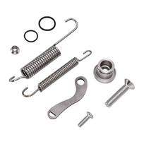 Dirt Bike Kickstand Springs Kit Replacement For 250 350 450 XCF 2016 Stainless Steel Kickstand Springs Bolt Set gray