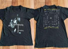 The Replacements BAND Don't Tell A Soul COTTON 2 SIDED T Shirt Size   Unisex T-Shirt XXXXL black