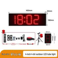 LED Electronic Multifunction Sports Timer black