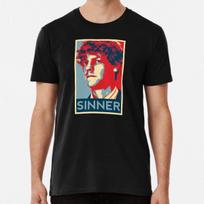 Jannik Sinner Marškinėliai Pagaminta Australijoje Unisex Marškinėliai XL beige