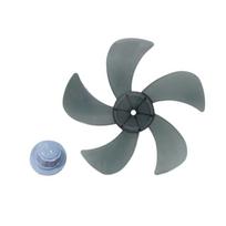 5 Leaves Standing Pedestal Fan Blade 18Inch Household Plastic Fan Blade For Maximums Cooling Efficiency Easy To Install 1