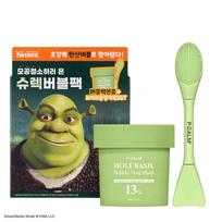 Pikam Holy Basil Shrek Bubble Makeup Mask Brush Special 2-Piece Set, 1 pcs black