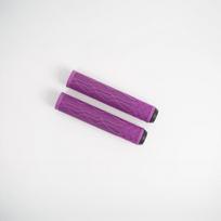 2Pcs Bicycle Handlebar Grips Rubber Soft Non-Slip Shockproof Mountain Bike Handlebar Cover Lengthening Thickening A22 pink