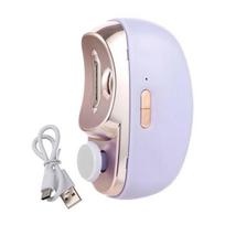 Portable Electric Nail Clipper Kids Adults Seniors Manicure File Fingernail Cutter rožinė