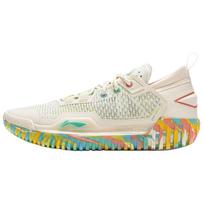 Li Ning Fan Wu 3 Low Versatile Comfortable Synthetic Leather TPU Wear-Resistant Shock Absorption Low-Top Basketball Shoes Unisex sneaker ABFU005-72 47⅔ beige