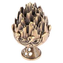 Boshan Censer Sandalmedžio smilkalų degiklis Metalo lydinio Zen Decorations Amatai onesize black