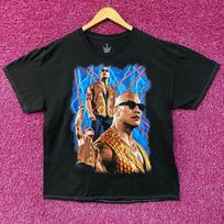 WWE The Rock Final Boss Graphic 100% Cotton T-shirt Mens Tees Top 2XL pink