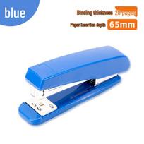 Medium Stapler No. 12 - Staples 20 Sheets for Students & Office Use blue