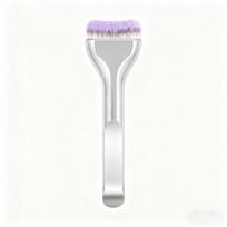 Ultra-thin Seamless Fan Brush: Tongue-Shaped Foundation & Concealer Makeup Tool