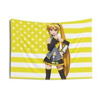 NNeru  Tapestry American Flag Anime Fan Gift Decor 74x94cm(29x37in)