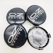 4pcs 3D 61mm OZ For Car emblem Wheel hub Center Cap 56mm OZ Badge covers sticker Decals Styling accessories For OZ Badge&4pcs 61mm Cap gray