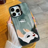 DBD Game Printing D-Dead By D-Daylight Phone Case For iPhone 16 17 15 14 12 13 Pro Max Black Candy Matte Shockproof Cover iPhone12PRO gray