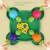 Hungry Turtle Eating Beans Board Game Interactive Desktop Toy 36 beans