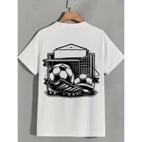 Fashionable Soccer-Themed T-Shirt Perfect for Sports Fans And Team Bonding - Ideal Gift for Family, Friends, And Corporate Events! S balta