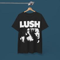Lush Band T shirt - Shoegaze Indie Rock Tee M black