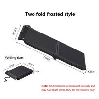 180/107cm Long Folding Pet Ramp Stair For Cars Trucks & SUVs -Fits Large Dogs With Side Rails.Supports 150 lbs.Easy ToStor Two Fold black