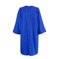 Master Graduation Honorary Academic Robe Graduation Bachelor Uniform  Graduation Cloth Accessories US Size 48 karališkos mėlynos spalvos