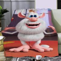 Juokingas animacinis HD spausdintas pledas Pledai piknikui Šiltas pledas Minkštas ir patogus B-Booba pledas Namams Kelionėms Gimtadienio dovana 80cmx120cm white