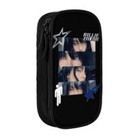 Creative Singer B-Billie E-Eilish Pencil Case Pencil Pouch Pen Box for Student Big Capacity Bag Students School Accessories 21x10.5x5cm