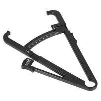 Slim Guide Body Fat Caliper Skin Fold Accurate Measurement Scale Weight Loss Tester Black juoda