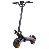 OBARTER G10 2400W Dvigubo variklio elektrinis paspirtukas 48V 20Ah baterija, 65 km/h didelis greitis, 10 colių visureigio padangos, 65 km ilgas nuotolis NFC juoda