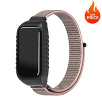 Nailono dirželiai Redmi Band 2 priedams Dėklas+Apyrankė Minkštas išmaniojo laikrodžio pralaidus dirželis Xiaomi Band 8 Active Redmi Band 2 gray