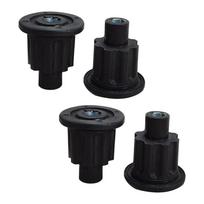 4 vnt. Montavimo įvorė Guminis blokas Amortizatorius 707001169 Skirta Can-am BRP Outlander G1 G2 black