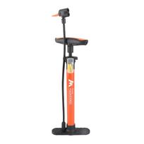 Multifunctional 160PSI Air Pump with 3-in-1 Nozzle for Easy Inflation Portable Manual Tire Air Pump for Bicycles and Cars oranžinė