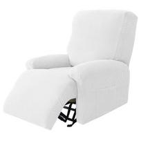 1/2/3seater Recliner Sofa Cover For Living Room Relax Armchair Slipcover Stretch Lazy Boy Elastic Jacquard Couch Chair Cover 1 Seater(4pcs) balta