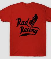 Rad Racing T-Shirt BMX Bicycle Bill Allen Lori Loughlin Talia Shire Cru Jones L black