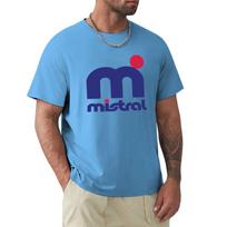 Mistral Surfing Tshirt Kawaii Clothes Oversized Vintage Clothes Unisexs Graphic Tshirts Big And Tall S gray