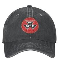 Tractor Agriculture Logo Baseball Cap Massey Ferguson Outdoor Sun Trucker Dad Hat Unisex Men Street Style Designer Baseball Caps One Size gray