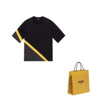 FENDI Marškinėliai FAF682AN68F1KRX S-No Original Gift Bag Or Gift Box juoda