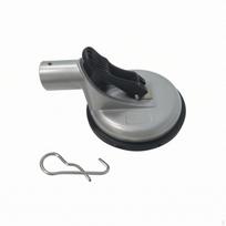 Suction Cup Flagpole Mount Strong Flag Compact for Vehicles 145MM gray