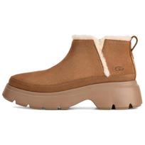 UGG Calimuze Ultra Mini Slip On Fleece Lined, Comfortable Fashion Snow Boots Women's Chestnut 1174495-CHE 38