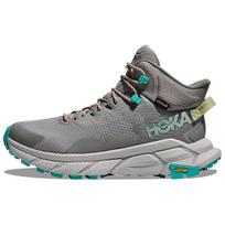 HOKA ONE ONE Trail Code GTX Slip Resistant Abrasion Resistant Mid top Outdoor Shoes Men's Gray 1123165-GCQ EU 44.5