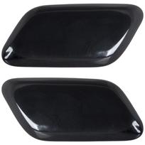 Toyota Avensis II FL T25 2006- Headlight Washer Jet Cap Black Left & Right 2 Pcs Set